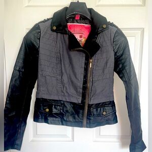 B By Bernardo Faux Leather Moto Jacket